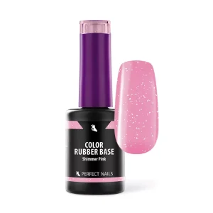 Color Rubber base - Shimmer Pink 8ml