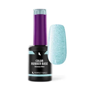 Color Rubber base - Shimmer Mint 8ml