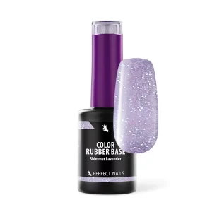 Color Rubber base - Shimmer Lavender 8ml