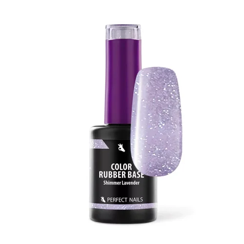 Color Rubber base – Shimmer Lavender 8ml