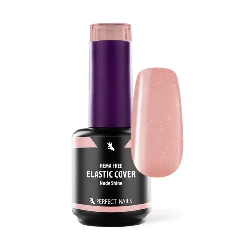 HEMA FREE ELASTIC COVER BASE GEL – NUDE SHINE – 15ML